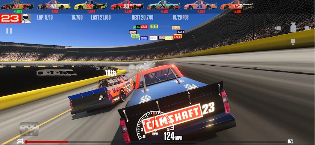 Stock Car Racing (ток Кар Гонки) МОД/Взлом [Меню, Бесконечные монеты и Открытые уровни] Screenshot 3