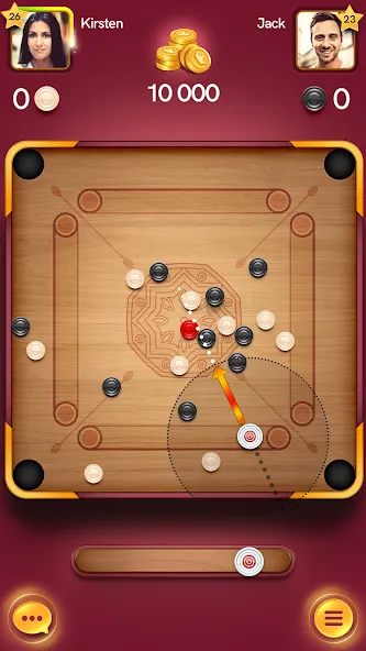 Carrom Pool: Disc Game (Карром Пул) МОД/Взлом [Все открыто, Дополнительные деньги и Меню MOD] Screenshot 4