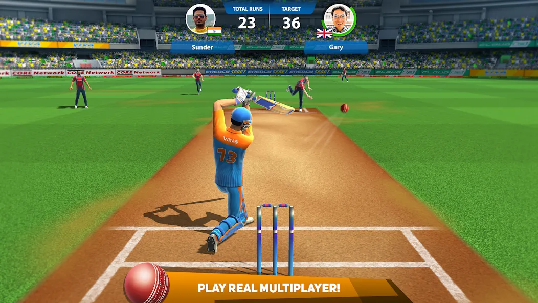 Cricket League (Крикет Лига) МОД/Взлом [Все открыто, Дополнительные деньги и Меню MOD] Screenshot 1