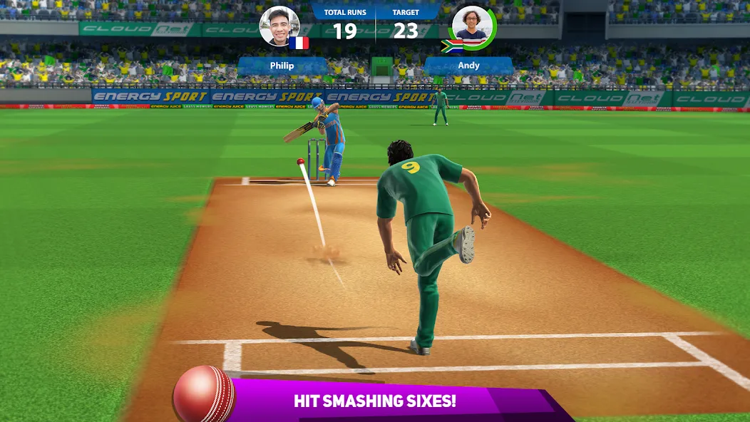 Cricket League (Крикет Лига) МОД/Взлом [Все открыто, Дополнительные деньги и Меню MOD] Screenshot 2