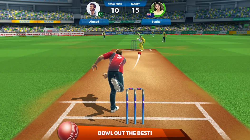 Cricket League (Крикет Лига) МОД/Взлом [Все открыто, Дополнительные деньги и Меню MOD] Screenshot 3