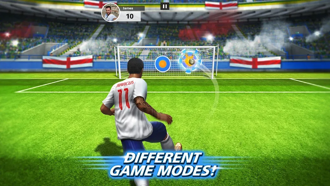 Football Strike: Online Soccer (Футбольный забастовка) МОД/Взлом [Бесконечные деньги, Монеты и Мега MOD] Screenshot 3