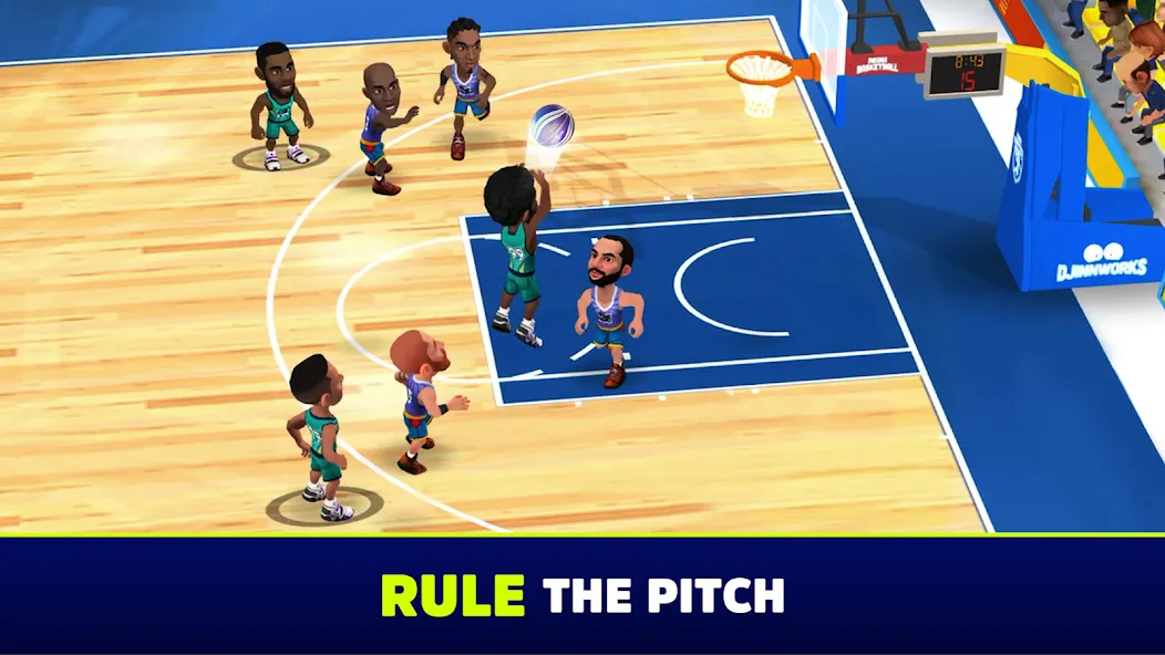 Mini Basketball (Мини баскетбол) МОД/Взлом [Много денег, Монет и Все открыто] Screenshot 2