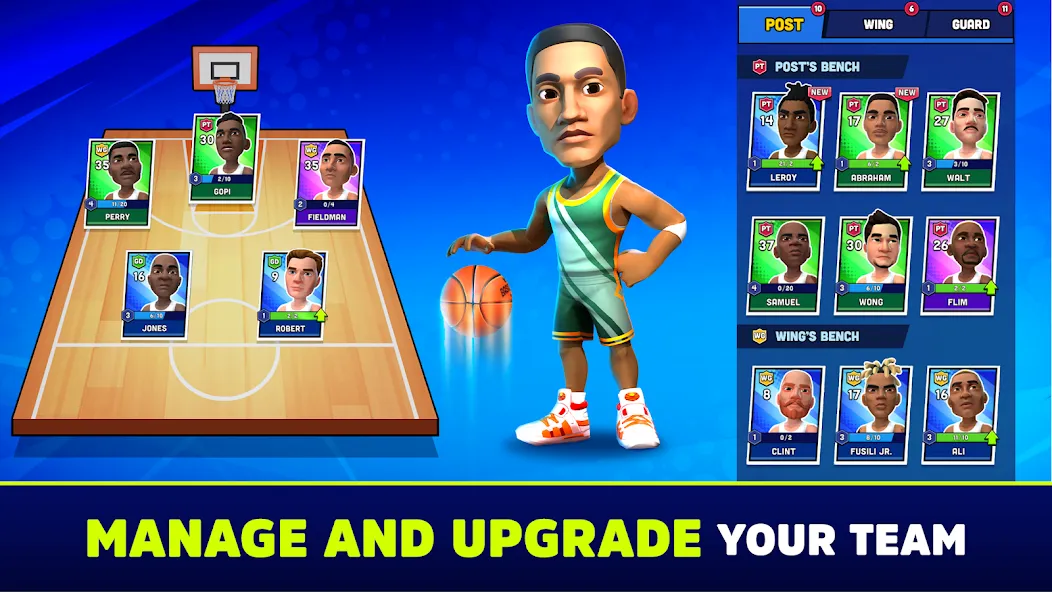 Mini Basketball (Мини баскетбол) МОД/Взлом [Много денег, Монет и Все открыто] Screenshot 3