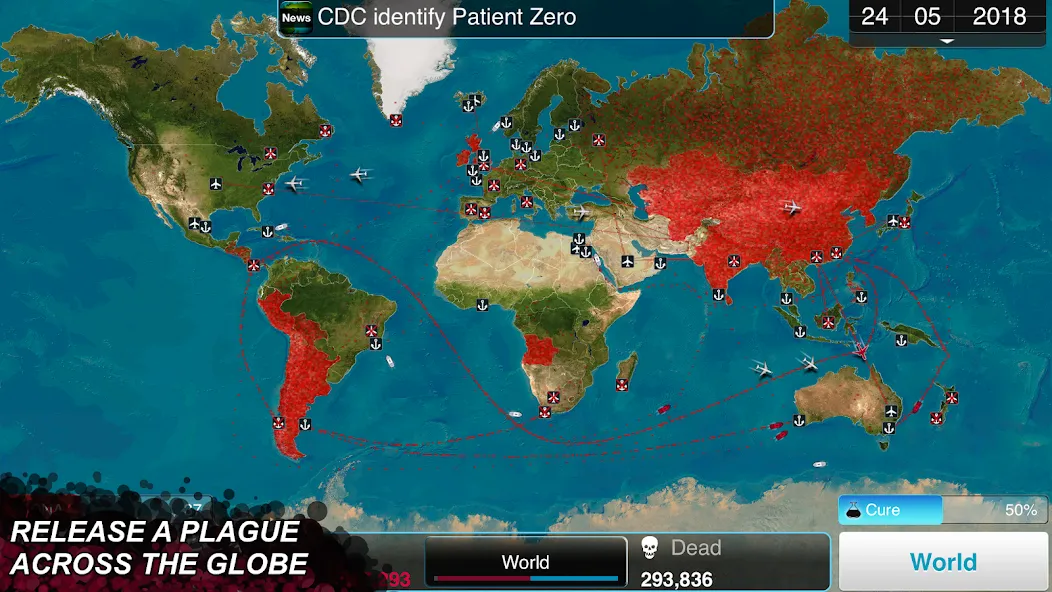 Plague Inc. МОД/Взлом [Все открыто, Дополнительные деньги и Меню MOD] Screenshot 2