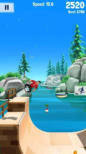 Flip Skater (Флип скейтер) МОД/Взлом [Бесконечные деньги, Монеты и Мега MOD] Screenshot 5