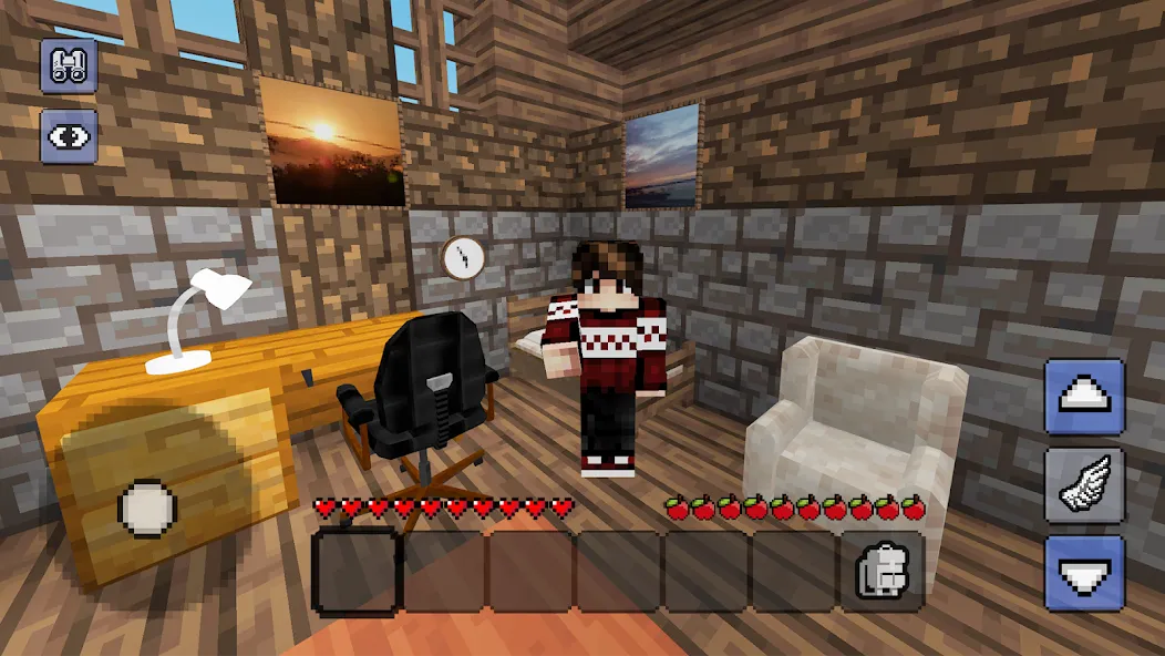Megacraft - Block Craft (Мегакрафт) МОД/Взлом [Все открыто, Дополнительные деньги и Меню MOD] Screenshot 1
