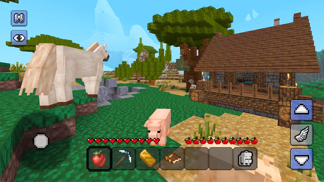 Megacraft - Block Craft (Мегакрафт) МОД/Взлом [Все открыто, Дополнительные деньги и Меню MOD] Screenshot 5