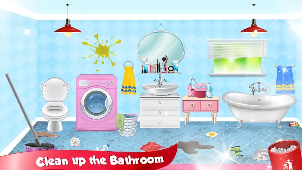 Girl Doll House Design & Clean МОД/Взлом [Меню, Бесконечные монеты и Открытые уровни] Screenshot 2