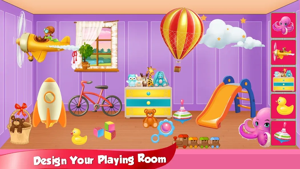 Girl Doll House Design & Clean МОД/Взлом [Меню, Бесконечные монеты и Открытые уровни] Screenshot 3