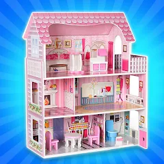 Скачать Girl Doll House Design & Clean взлом (много денег) на Андроид