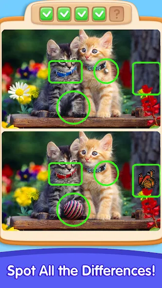 Can You Spot It: Differences МОД/Взлом [Деньги, Монеты и Меню MOD] Screenshot 1