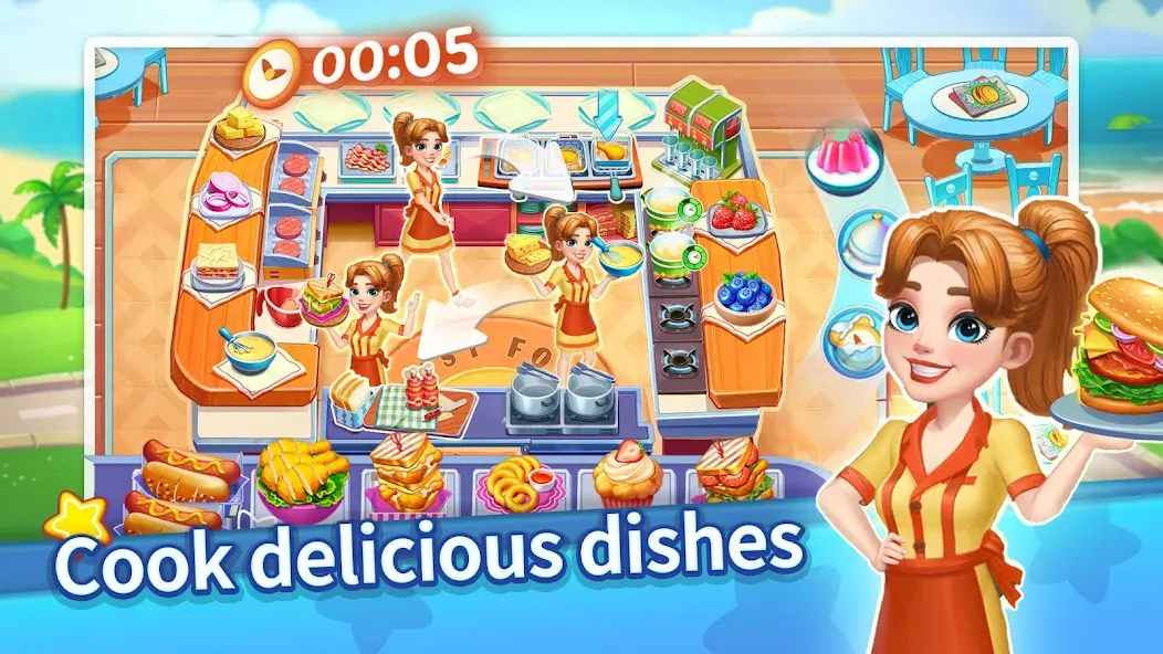 Cooking Master Adventure Games (Кукинг Мастер) МОД/Взлом [Деньги, Монеты и Меню MOD] Screenshot 1