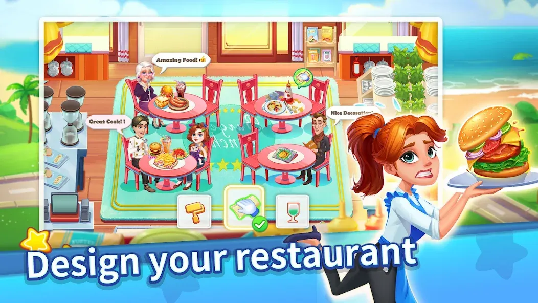 Cooking Master Adventure Games (Кукинг Мастер) МОД/Взлом [Деньги, Монеты и Меню MOD] Screenshot 2