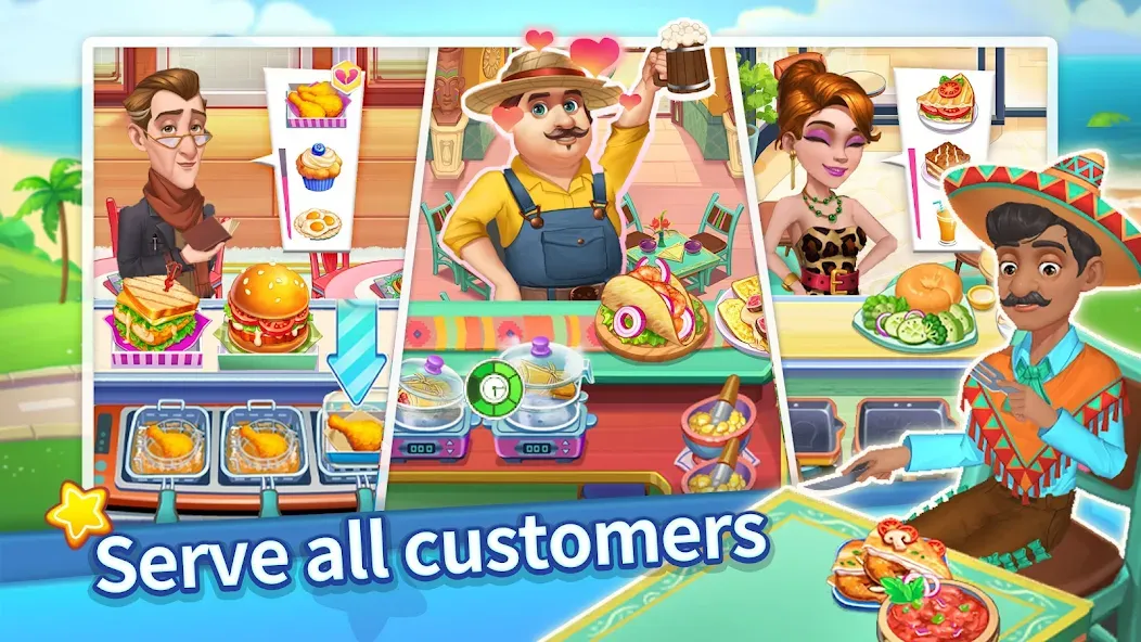 Cooking Master Adventure Games (Кукинг Мастер) МОД/Взлом [Деньги, Монеты и Меню MOD] Screenshot 3