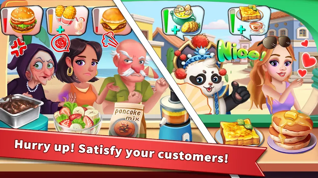 Rising Super Chef - Cook Fast (Райзинг Супер Шеф) МОД/Взлом [Все открыто, Дополнительные деньги и Меню MOD] Screenshot 3
