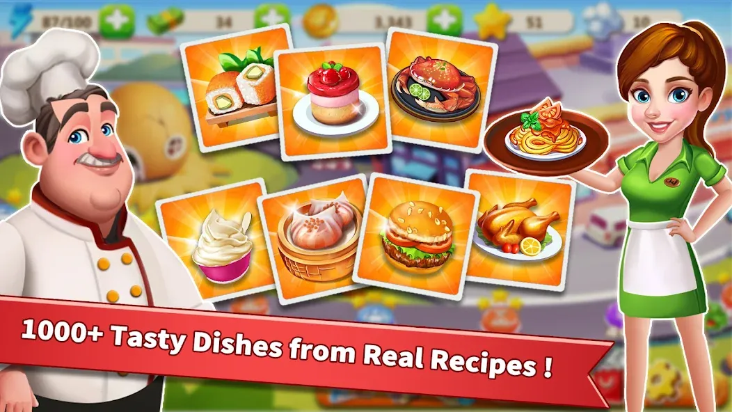 Rising Super Chef - Cook Fast (Райзинг Супер Шеф) МОД/Взлом [Все открыто, Дополнительные деньги и Меню MOD] Screenshot 5