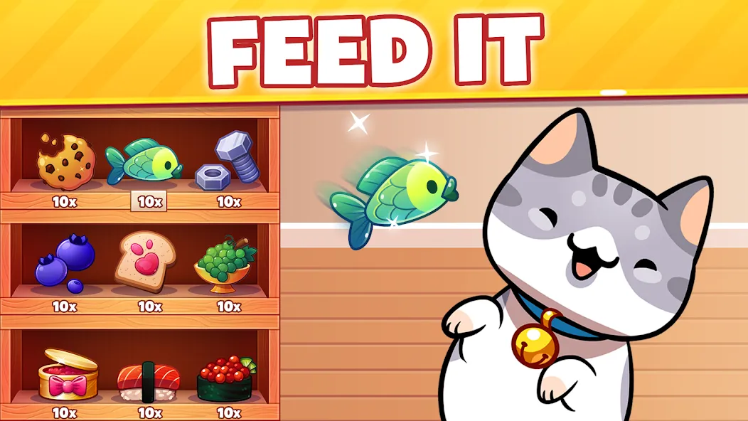 Cat Game - The Cats Collector! МОД/Взлом [Много монет, Открытые уровни и Мега MOD] Screenshot 2