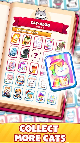 Cat Game - The Cats Collector! МОД/Взлом [Много монет, Открытые уровни и Мега MOD] Screenshot 4