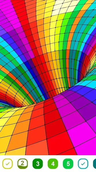 Color Painting-Color by Number (Цветная живопись) МОД/Взлом [Меню, Бесконечные монеты и Открытые уровни] Screenshot 5