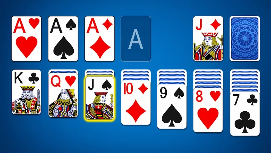 Solitaire Card Game (Солитер карточная игра) МОД/Взлом [Много денег, Монет и Все открыто] Screenshot 1
