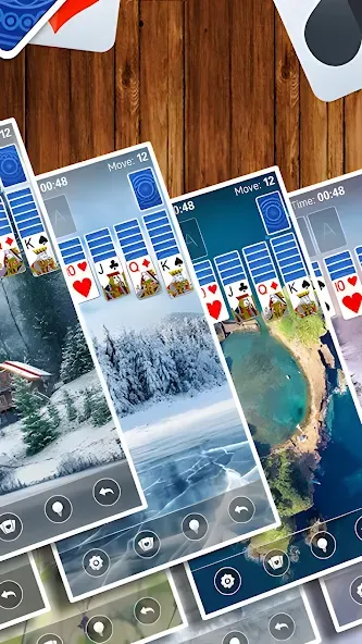 Solitaire Card Game (Солитер карточная игра) МОД/Взлом [Много денег, Монет и Все открыто] Screenshot 4