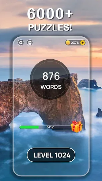 Word Scenery: Crossword (Ворд Трип) МОД/Взлом [Все открыто, Дополнительные деньги и Меню MOD] Screenshot 4