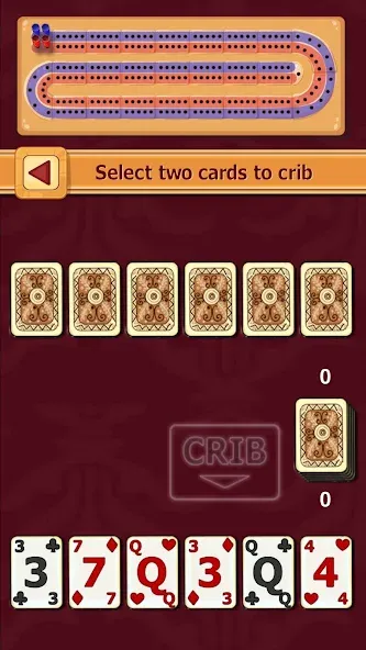 Cribbage (Криббидж) МОД/Взлом [Все открыто, Дополнительные деньги и Меню MOD] Screenshot 1