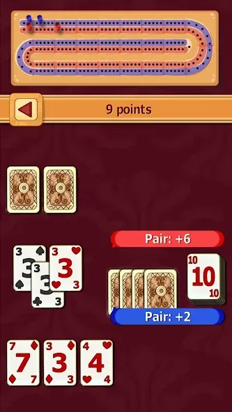 Cribbage (Криббидж) МОД/Взлом [Все открыто, Дополнительные деньги и Меню MOD] Screenshot 2