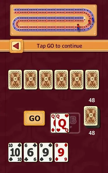 Cribbage (Криббидж) МОД/Взлом [Все открыто, Дополнительные деньги и Меню MOD] Screenshot 5