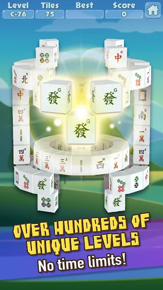 3D Mahjong Triple Tile Match (Маджонг Трипл Плит Матч) МОД/Взлом [Меню, Бесконечные монеты и Открытые уровни] Screenshot 4