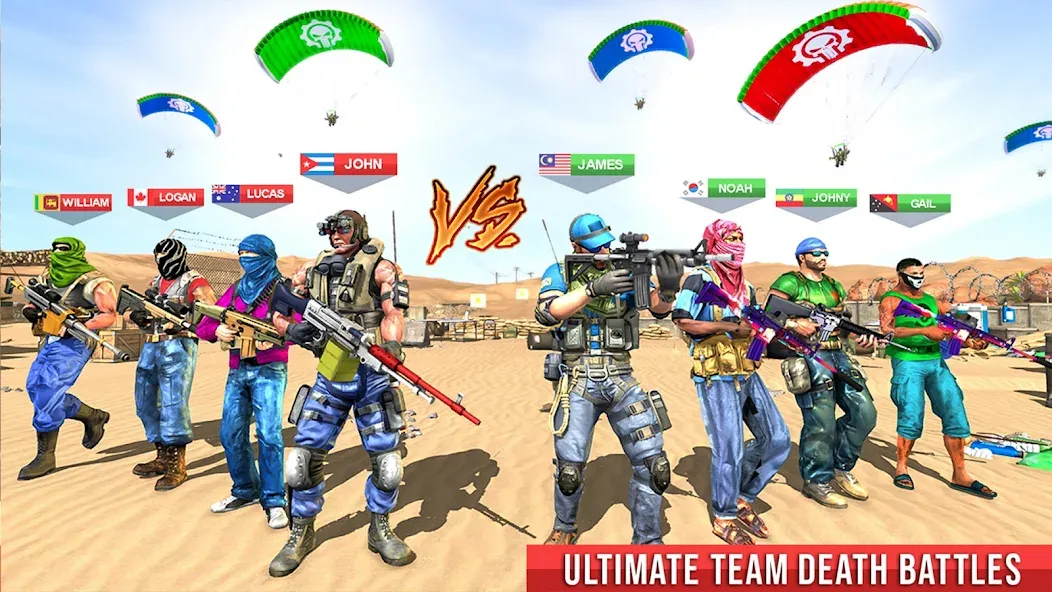 Fps Shooting Strike: Gun Games МОД/Взлом [Много монет, Открытые уровни и Мега MOD] Screenshot 5