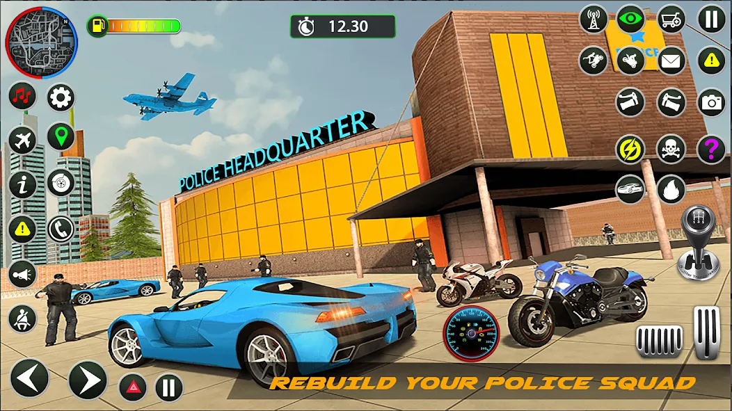Police Game – Police Car Game МОД/Взлом [Все открыто, Дополнительные деньги и Меню MOD] Screenshot 5