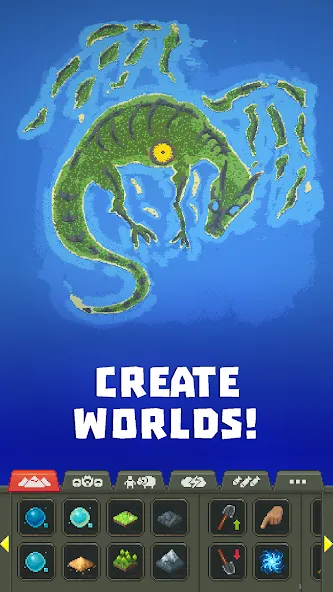 WorldBox - Sandbox God Sim (ВорлдБокс) МОД/Взлом [Все открыто, Дополнительные деньги и Меню MOD] Screenshot 1