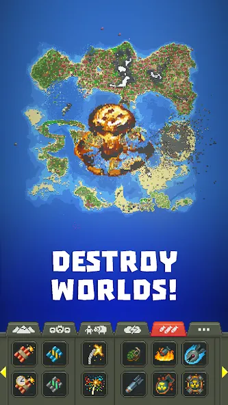 WorldBox - Sandbox God Sim (ВорлдБокс) МОД/Взлом [Все открыто, Дополнительные деньги и Меню MOD] Screenshot 4