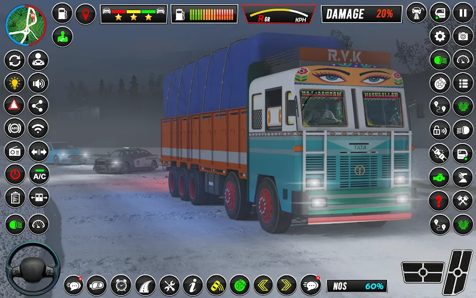 Indian Truck Game 3d Truck sim (Трак Геймс Драйвинг Симулятор) МОД/Взлом [Все открыто, Дополнительные деньги и Меню MOD] Screenshot 1