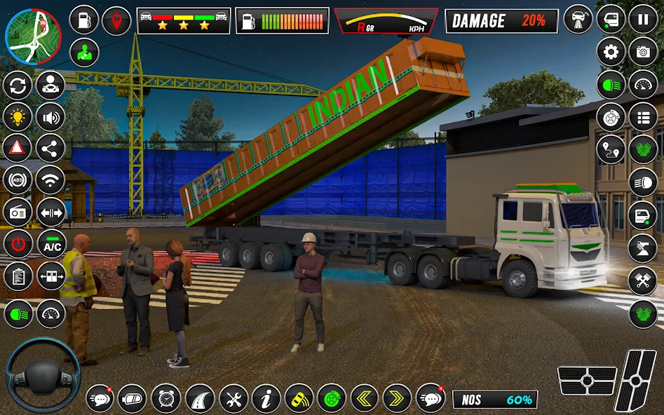 Indian Truck Game 3d Truck sim (Трак Геймс Драйвинг Симулятор) МОД/Взлом [Все открыто, Дополнительные деньги и Меню MOD] Screenshot 5