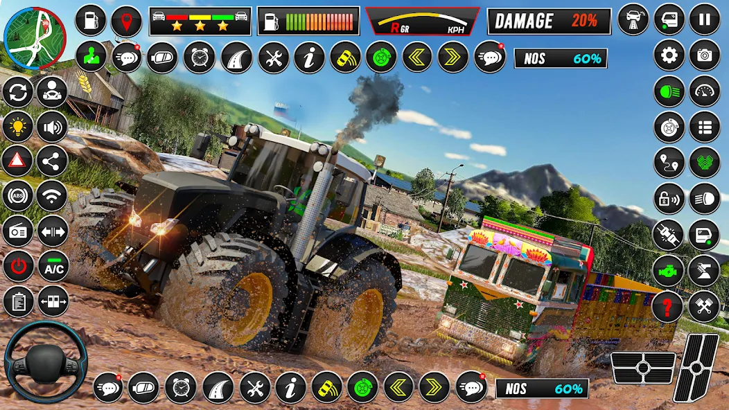 Indian Tractor Games Simulator МОД/Взлом [Деньги, Монеты и Меню MOD] Screenshot 3