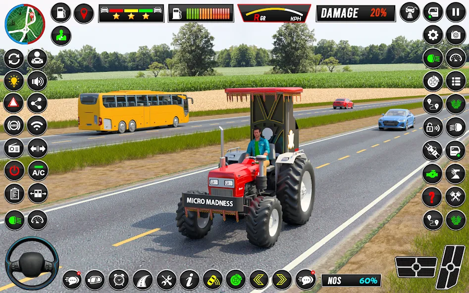 Indian Tractor Games Simulator МОД/Взлом [Деньги, Монеты и Меню MOD] Screenshot 5