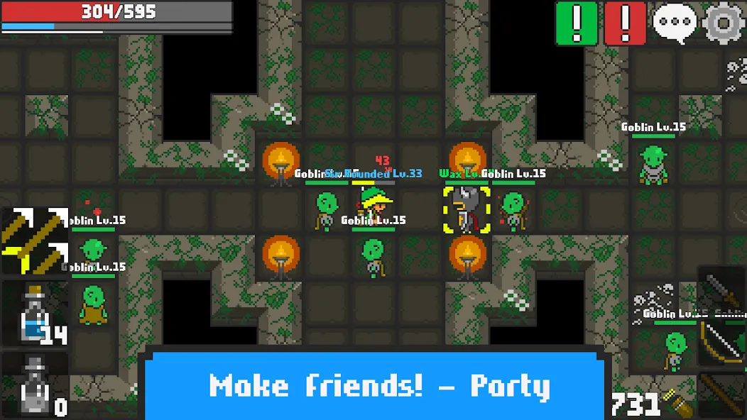 Rucoy Online - MMORPG MMO RPG (Рукой Онлайн) МОД/Взлом [Меню, Бесконечные монеты и Открытые уровни] Screenshot 2