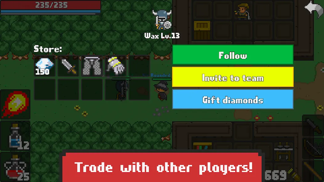 Rucoy Online - MMORPG MMO RPG (Рукой Онлайн) МОД/Взлом [Меню, Бесконечные монеты и Открытые уровни] Screenshot 4