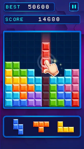 Block Puzzle: Popular Game МОД/Взлом [Все открыто, Дополнительные деньги и Меню MOD] Screenshot 3