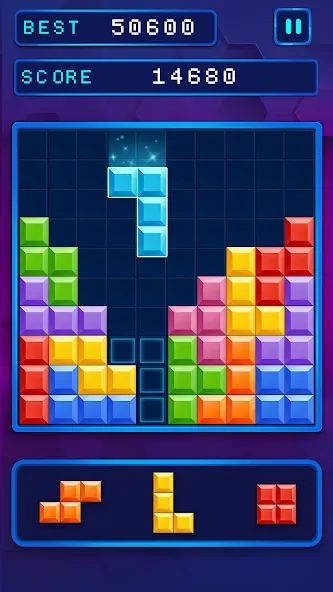 Block Puzzle: Popular Game МОД/Взлом [Все открыто, Дополнительные деньги и Меню MOD] Screenshot 5