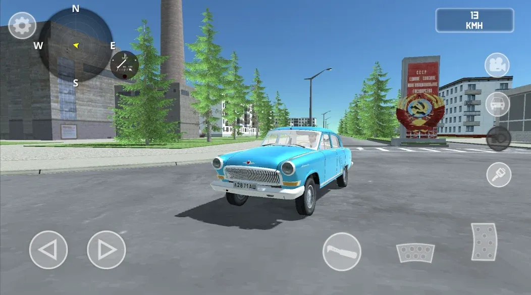 SovietCar: Simulator (оветКар) МОД/Взлом [Бесконечные деньги, Монеты и Мега MOD] Screenshot 2