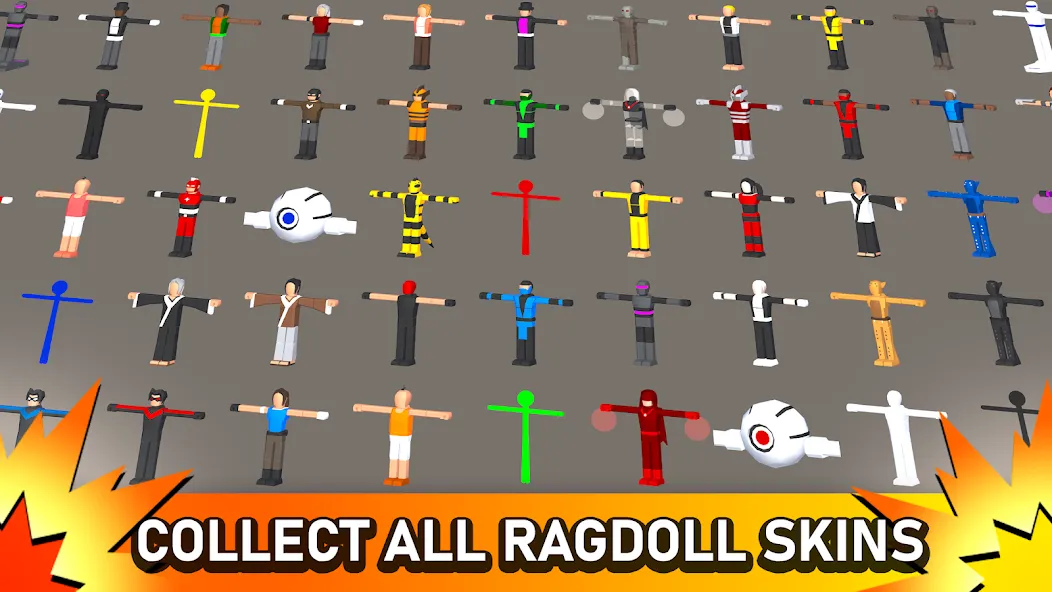 Smashgrounds.io: Ragdoll Arena МОД/Взлом [Бесконечные деньги, Монеты и Мега MOD] Screenshot 5