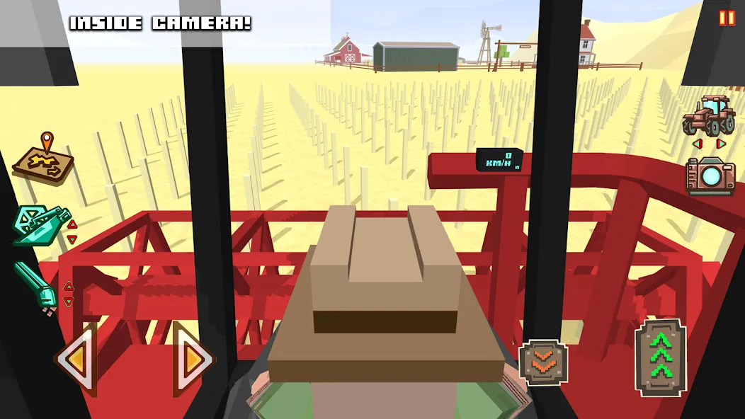 Blocky Farm Racing & Simulator МОД/Взлом [Меню, Бесконечные монеты и Открытые уровни] Screenshot 3
