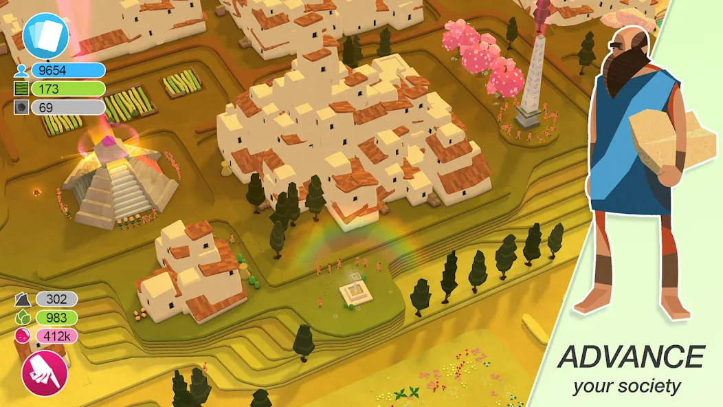 Godus (Годус) МОД/Взлом [Все открыто, Дополнительные деньги и Меню MOD] Screenshot 2