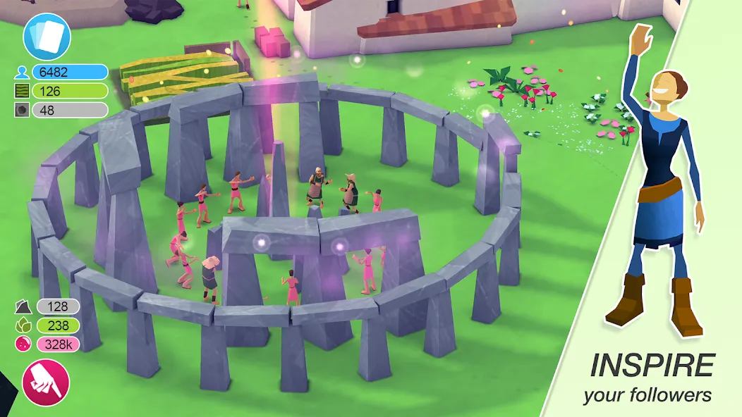 Godus (Годус) МОД/Взлом [Все открыто, Дополнительные деньги и Меню MOD] Screenshot 3