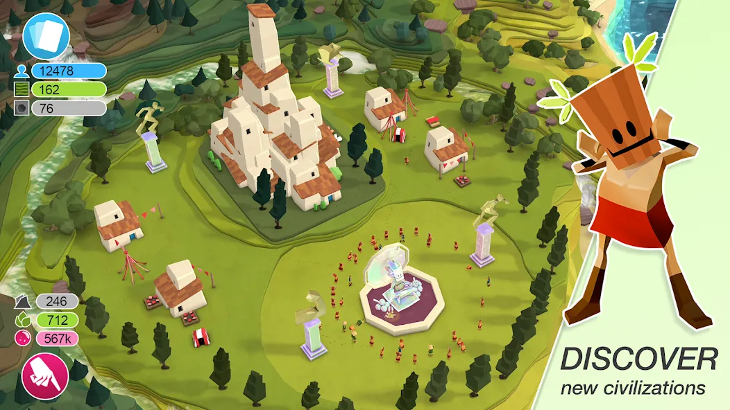 Godus (Годус) МОД/Взлом [Все открыто, Дополнительные деньги и Меню MOD] Screenshot 4