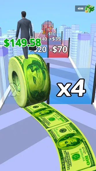 Money Roller (Мани Роллер) МОД/Взлом [Много монет, Открытые уровни и Мега MOD] Screenshot 5